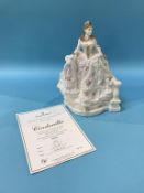 A Royal Doulton 'Cinderella' figurine, with certificate