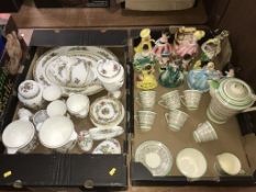 A collection of Coalport and a tray of assorted