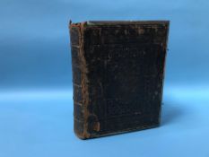 A leather bound family Bible