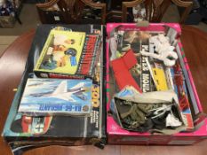 Various vintage toys, to include Scalextric