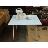 A 1950's kitchen table and a Scoville food mixer