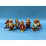 A set of Wade Seven Dwarves figures