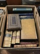 Various leather bound books; 'Operations of Surgery', Jacobson and Rowland, two volumes etc.