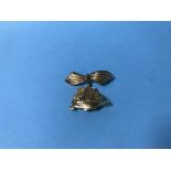 A 9ct gold 'Galleon' brooch, 9g