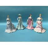 Four Royal Worcester figurines