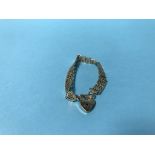 A 9ct gold bracelet, 15g