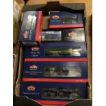 Six boxed Bachmann 00 gauge model locomotives