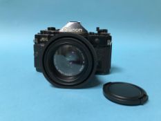 A Canon A1 camera, No 1169711, with Canon FD 50mm 1:1.8 lens