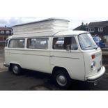 A Volkswagen Camper Van, 1700cc, date of registration 13 April 1973, petrol, mileage stated 46,