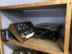 Various musical instruments, keyboards and effect peddle etc.
