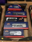 Six Bachmann 00 gauge boxed locomotives