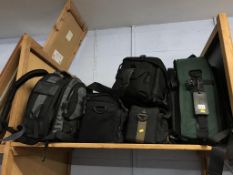 A quantity of camera bags