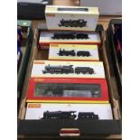 Six boxed Hornby 00 gauge model locomotives