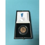 An 'NHS' (1948 - 1998) gold proof 50p