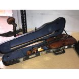 A Skylark violin and case (labelled 'Special copy of Antonius Stradivarius'