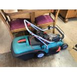 A Bosch electric lawnmower