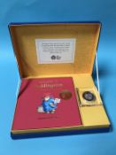 60 Years of Paddington Bear' limited edition, gold proof 50p coin and a book, Gift Box Set