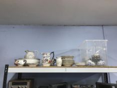 Assorted china, to include part wash sets