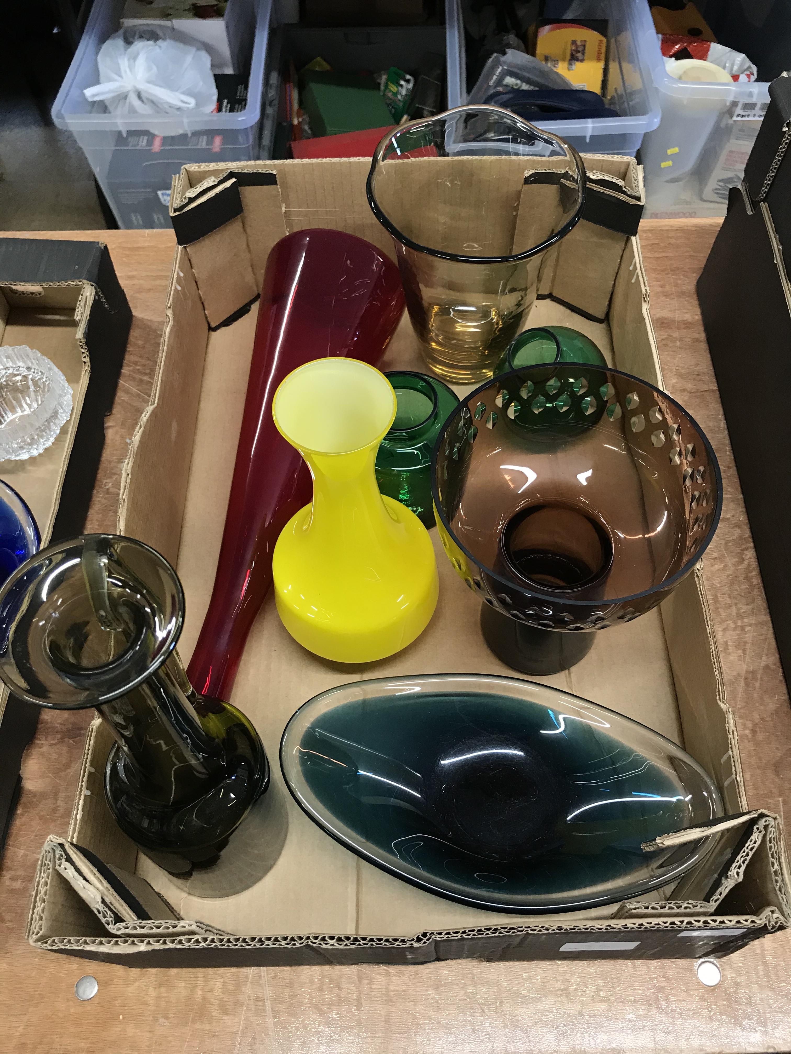 Assorted Studio glass