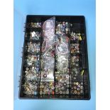 A large collection of Pandora style beads and charms