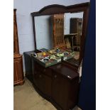 A mirror back sideboard