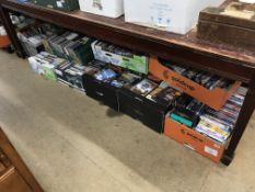 Large quantity of CDs and DVDs