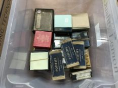 Large collection of glass slides