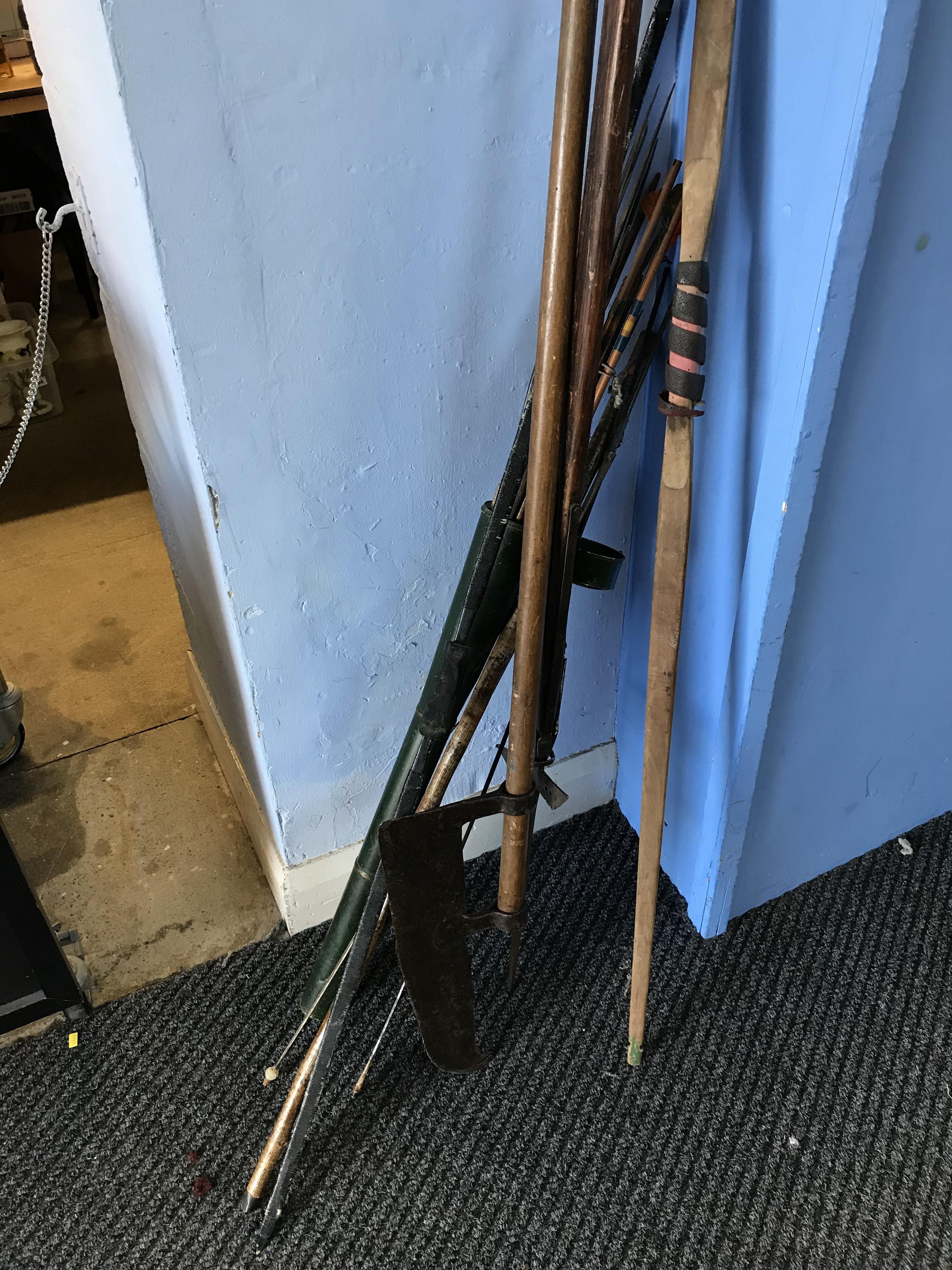 Collection of bow, arrows, arms etc. - Image 2 of 3