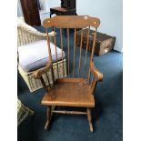 A rocking chair