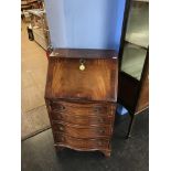 A mahogany bureau