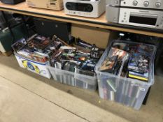 Large quantity of DVDs