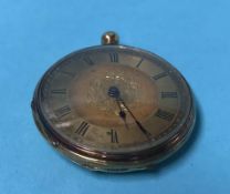 A Continental Ladies 18ct pocket watch