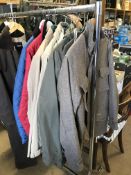 Eight Barbour cloth/nylon jackets