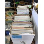 Four boxes of LPs, Stan Kenton etc.