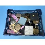 A collection of powder compacts