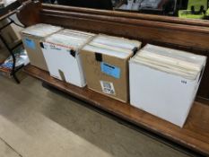 Four boxes of LPs, Count Basie, Chris Barber etc.