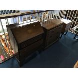 A Bureau, Edwardian chest of drawers and a chest