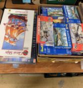 A collection of Air fix model kits