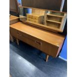 A Remploy teak dressing table