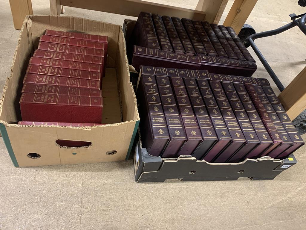 Encyclopaedia Brittanica, in two boxes