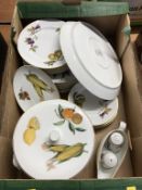 A quantity of Royal Worcester 'Evesham' china