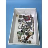 Assorted costume jewellery and watches etc.