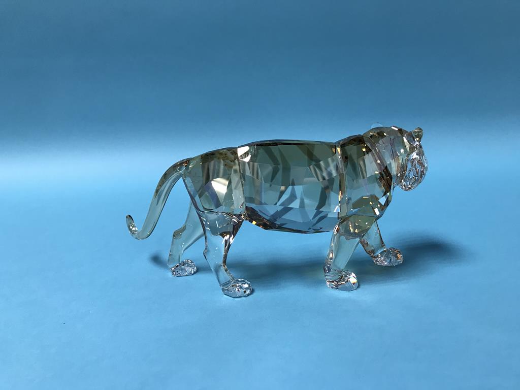 A Swarovski coloured standing tiger - Image 2 of 2