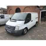 Ford Transit 100 T260 van, no paperwork, no V5, mileage stated 143,717