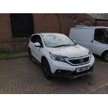 A Honda CRV 'White Edition', mileage stated 67,000,(previous Cat S), 2.2 eco diesel, with full