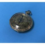 An 18ct gold pocket watch, approx. 58g