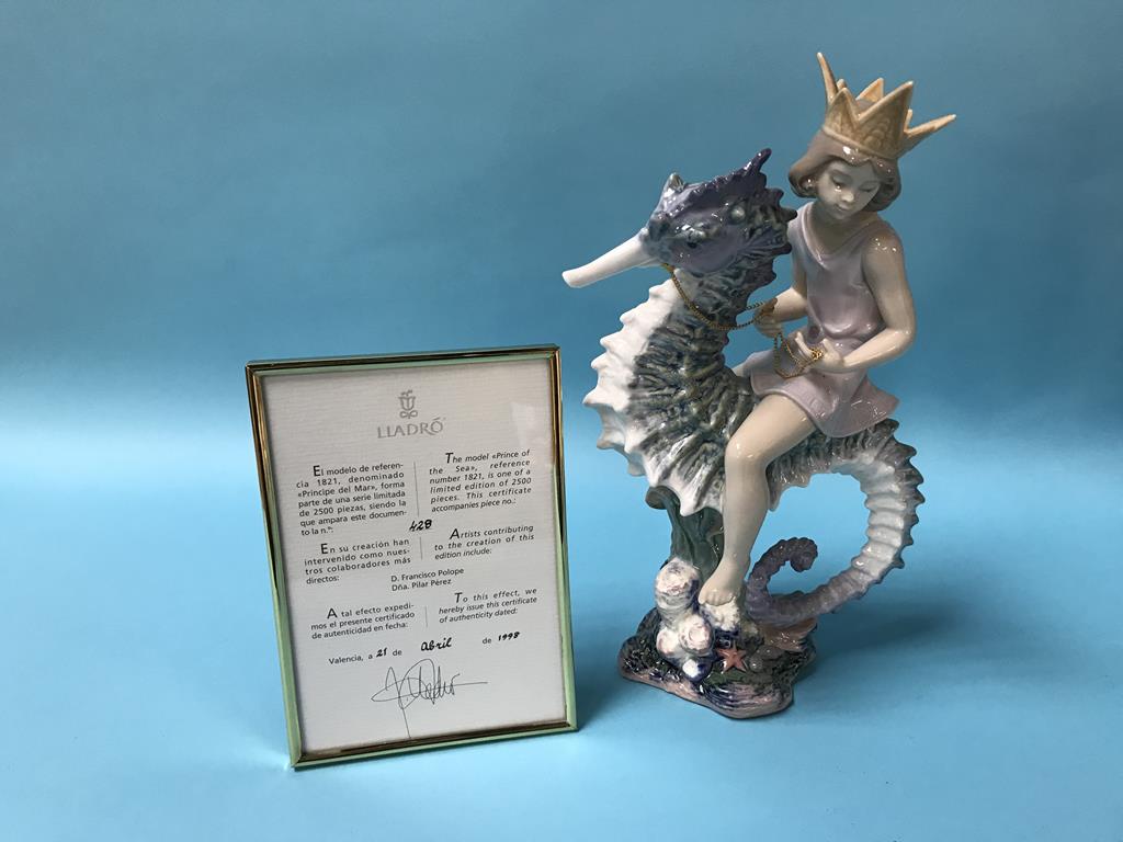 Two boxed Lladro Seahorses - Image 3 of 5