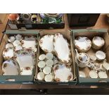 A large quantity of Royal Albert Old Country Roses china, in three trays