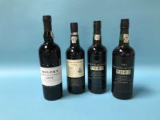Four bottles of Port