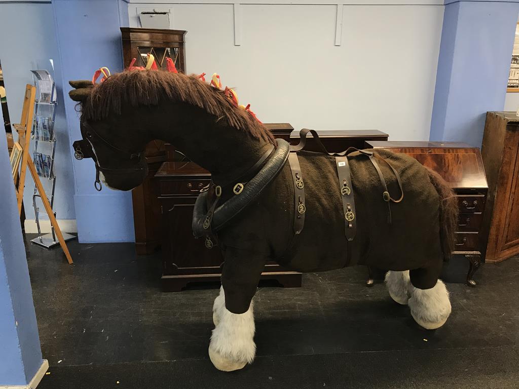 A large Child's Merrythought Shire horse